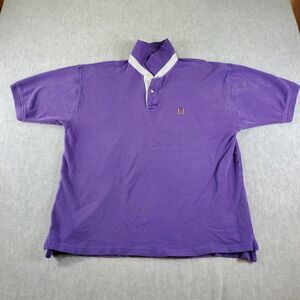 Vintage Tommy Hilfiger Polo Mens XL Purple Casual Shirt